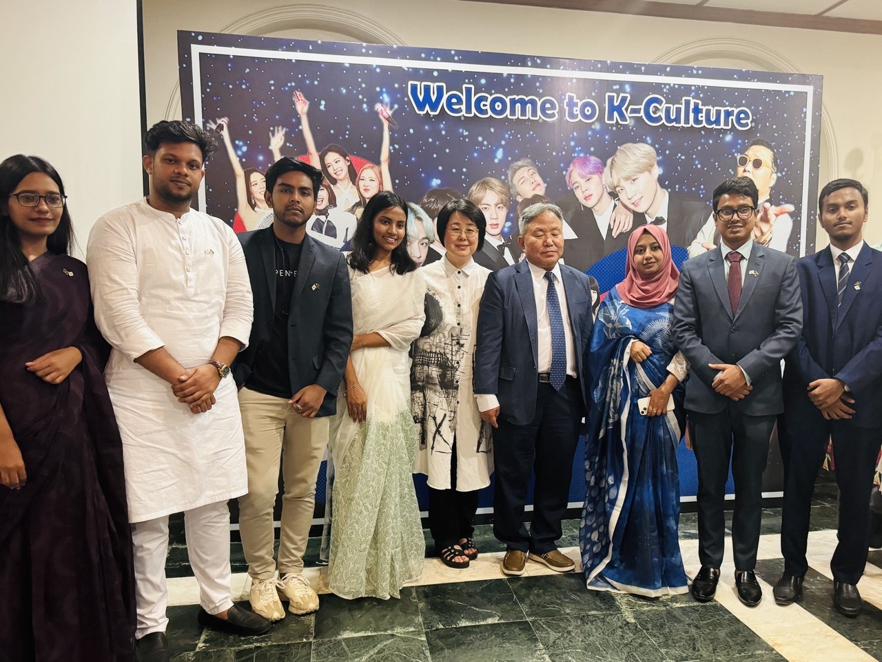 Nazmul Huda Badhon participating in Korean Embassy cultural event in Bangladesh